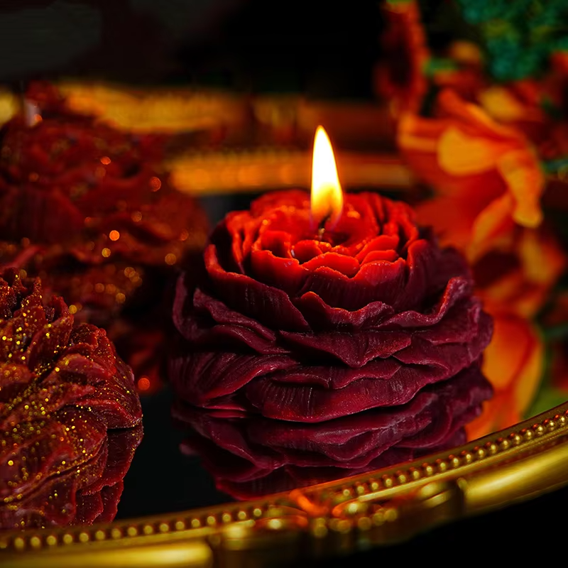 Dark Devos Peony Blossom Massage Candle