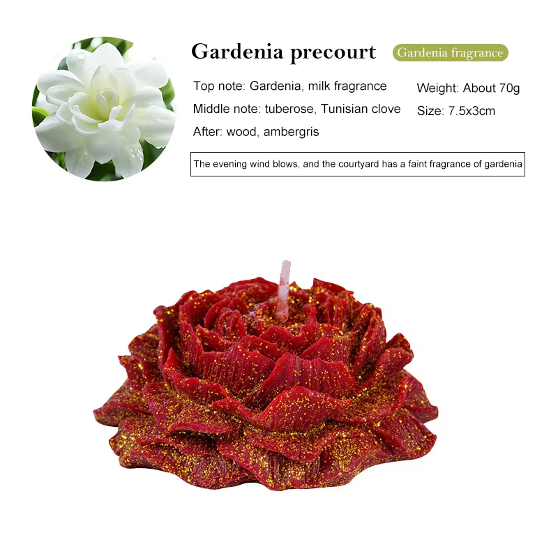 Dark Devos Peony Blossom Massage Candle