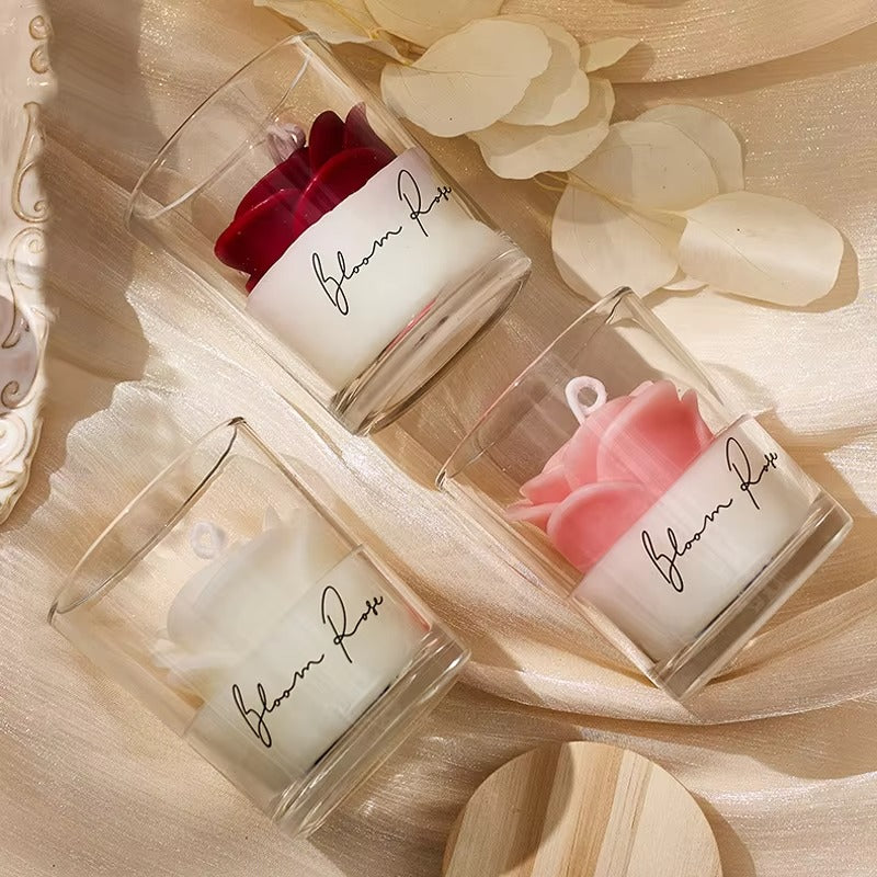 Devos Rose Blossom Scented Candle