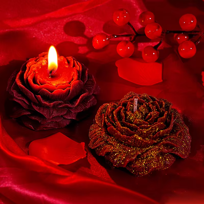 Dark Devos Peony Blossom Massage Candle