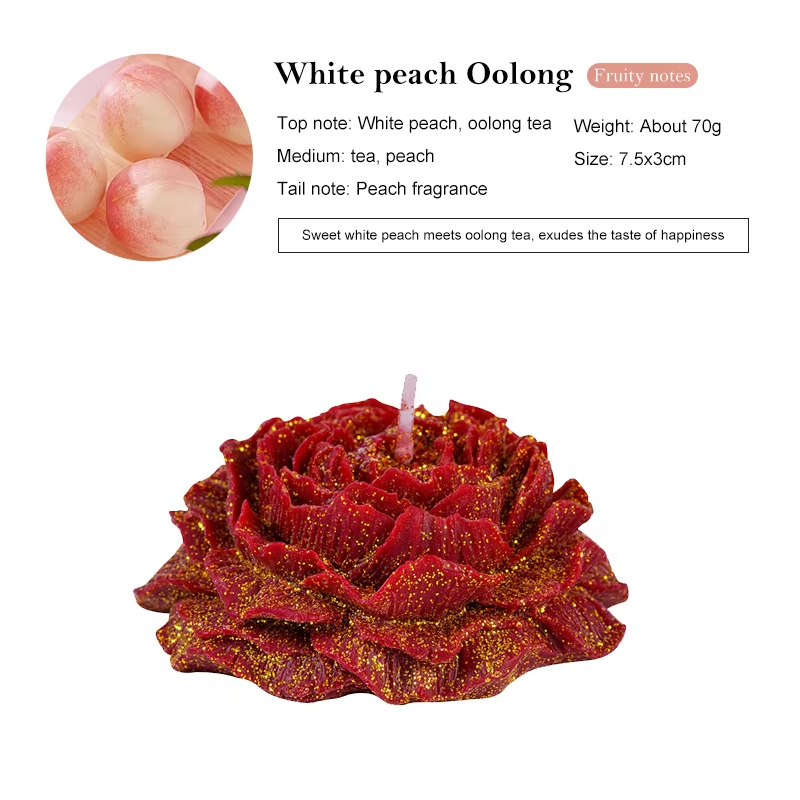 Dark Devos Peony Blossom Massage Candle